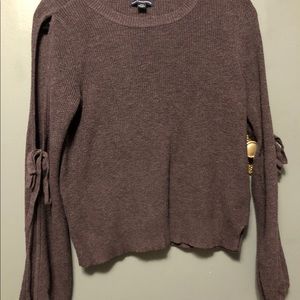 purple american eagle sweater